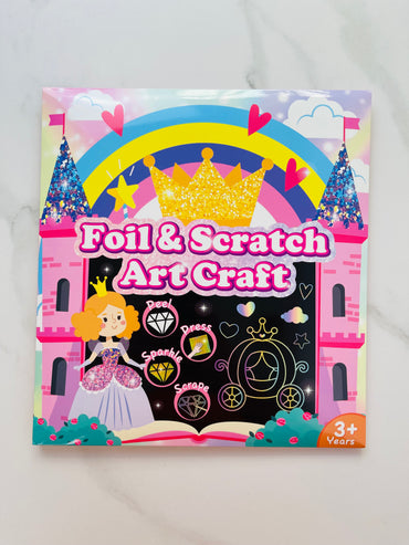 Foil & Scratch Art Craft Set - Princess