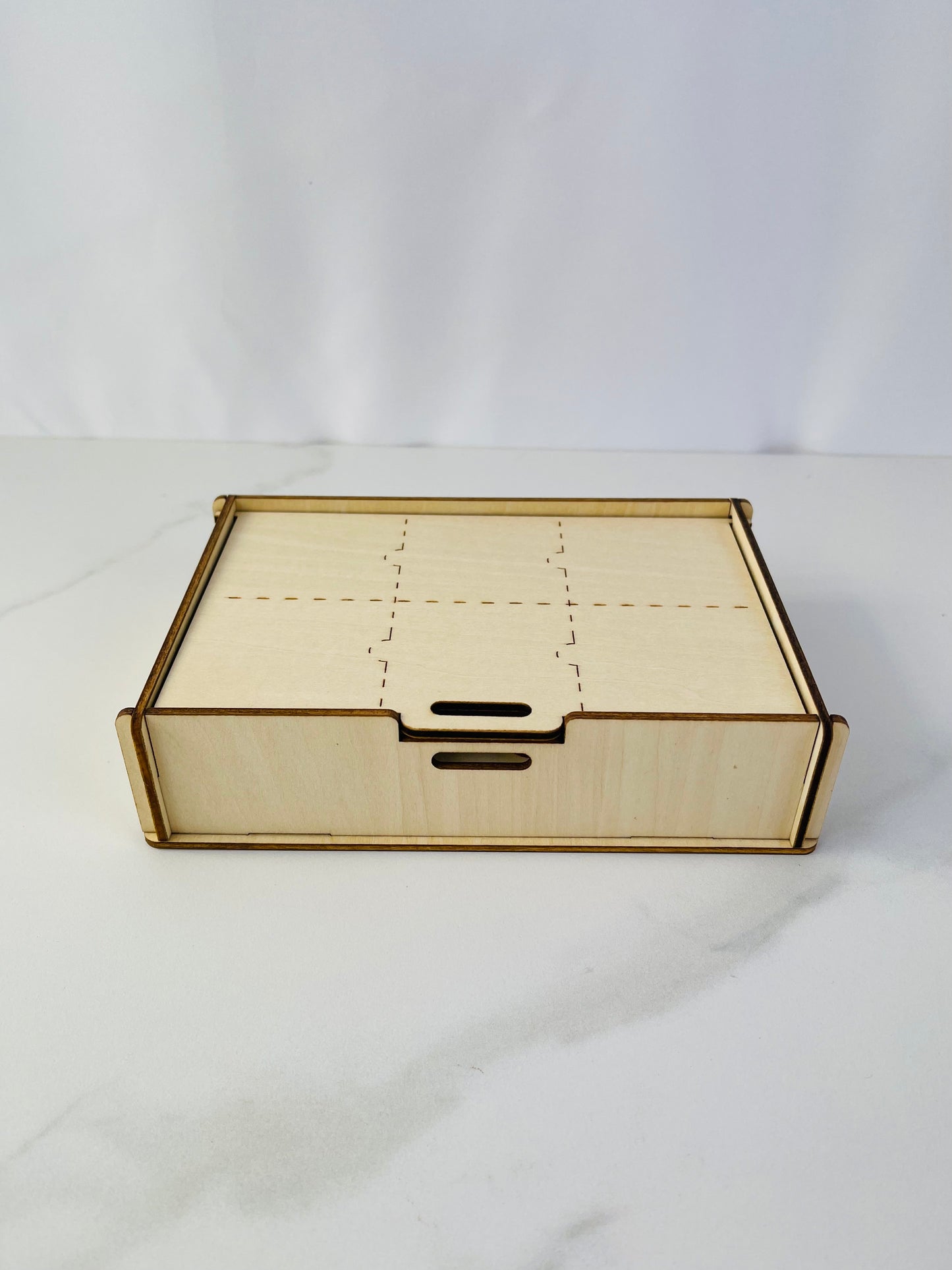 Cartoon Animal Shape Matching Puzzle with Wooden Storage Box