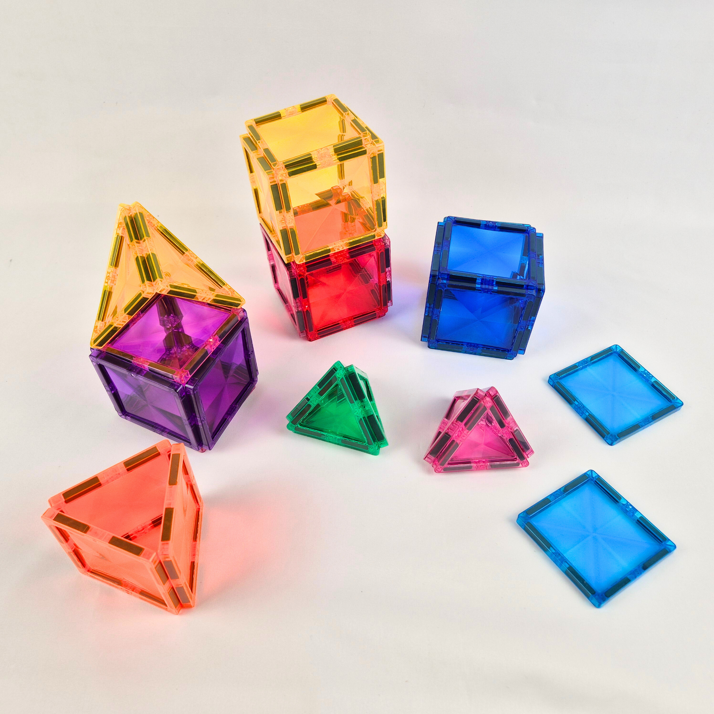 Magnetic Tiles Rainbow 60Pc Mag-Paradise