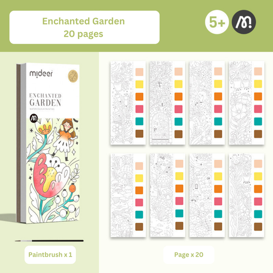 Enchanted Garden Watercolor Painting Set