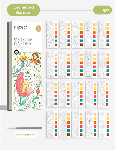 Enchanted Garden Watercolor Painting Set