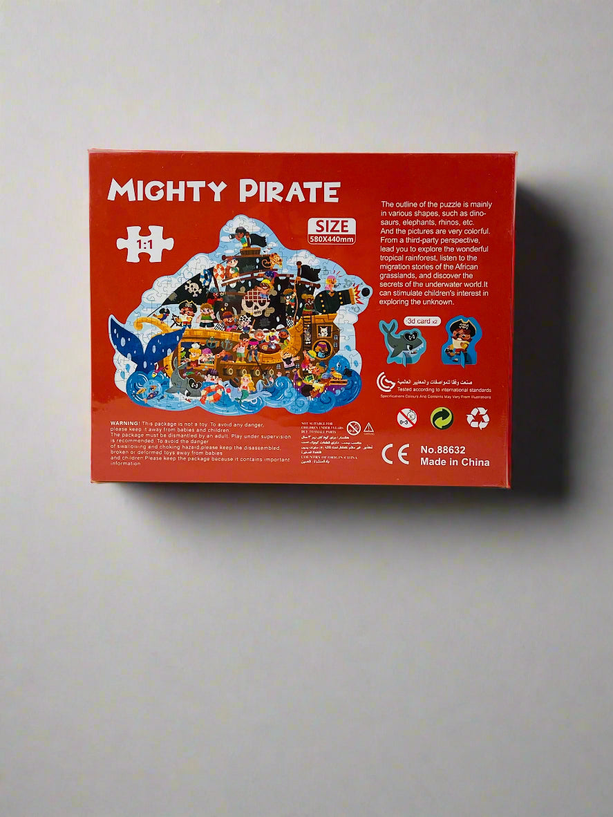 Mighty Pirate Shape Puzzle 295Pc