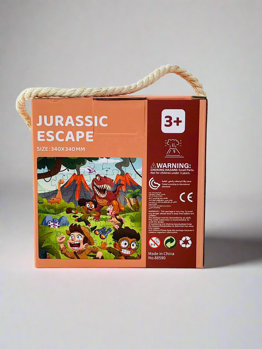 Jurassic Escape Puzzle 36Pc