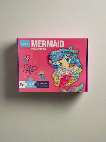 Mermaid Shape Puzzle 128Pc