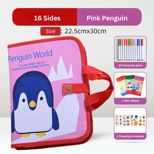 Penguin world Drawing Art Pad