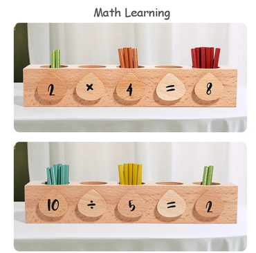 Montessori Math Wooden Magnetic Counting Sticks