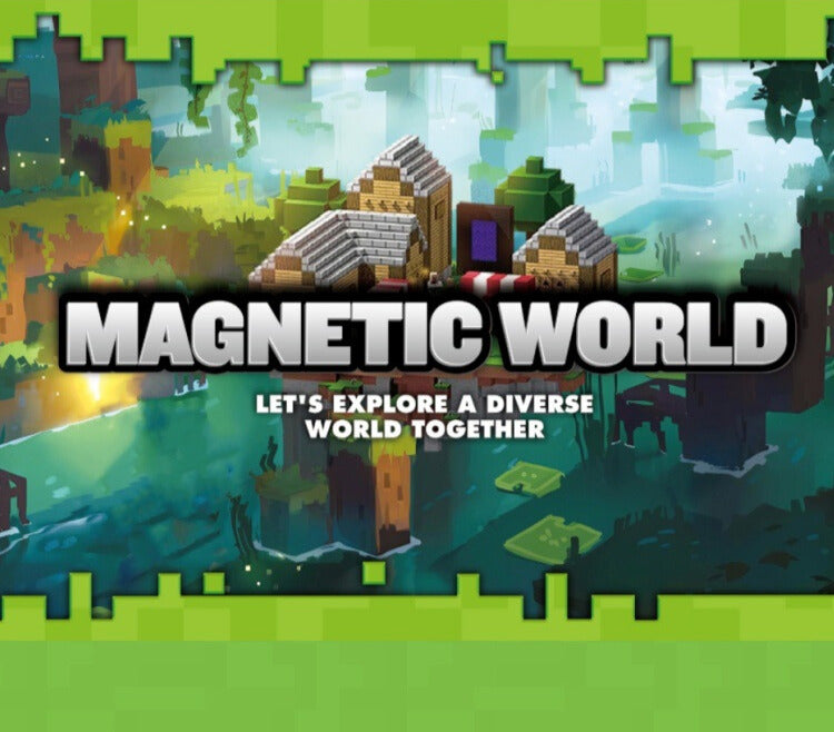 Magnetic Pixel themed Diamond Sword blocks/Cube 268 pic set