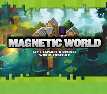 Magnetic Pixel themed Diamond Sword blocks/Cube 268 pic set