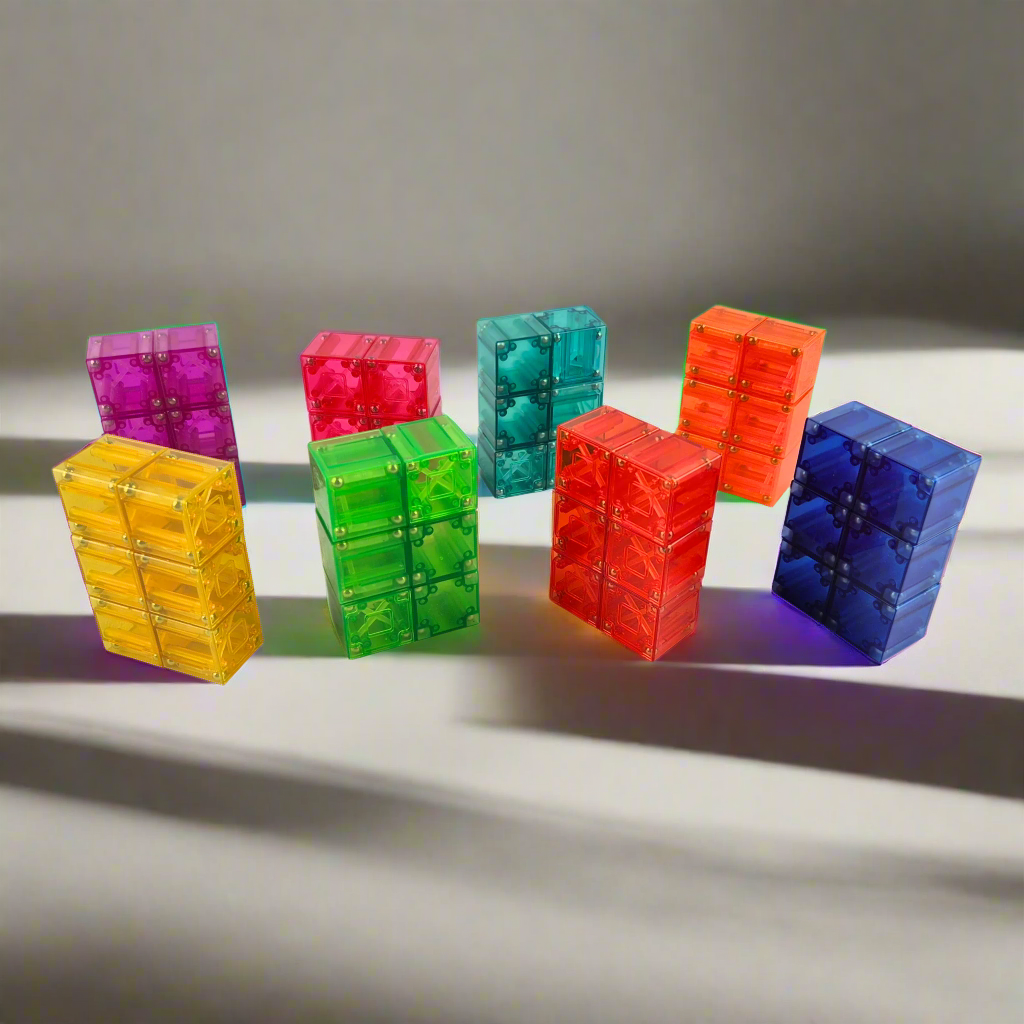 Magnet Cubes Example Book Magnetic Cubes and blocks Building Set – 48-Piece – Shapes For Kids