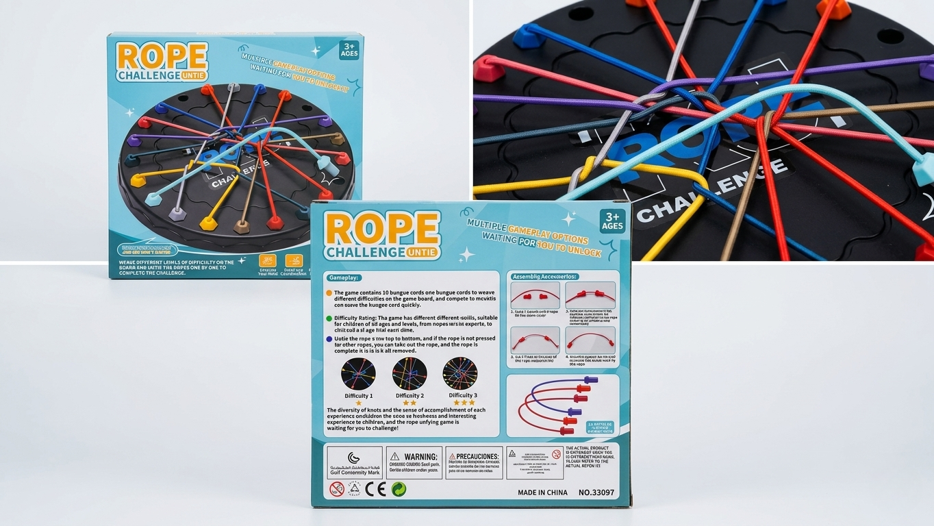 Rope Challenge Untie: 3D Logic Puzzle & Brain Teaser Game for Kids Ages 3+