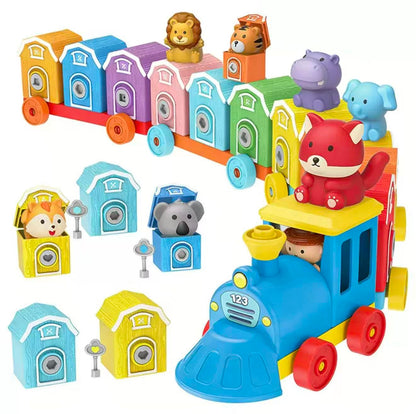 Match 'n Roll Forest Number Train - 20-Piece Educational Animal & Number Matching Toy Set for Toddlers 18+ Months